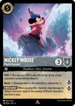Mickey Mouse - Playful Sorcerer 「4-187」「EN」