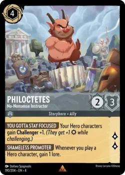 Philoctetes - No-Nonsense Instructor 「4-190」「EN」