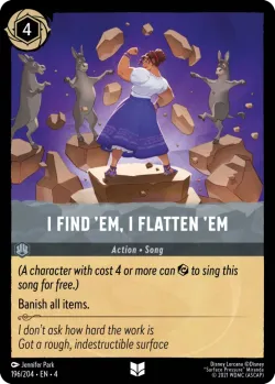 I Find ’Em, I Flatten ’Em 「4-196」「EN」