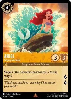 Ariel - Singing Mermaid #3 · Disney Lorcana
