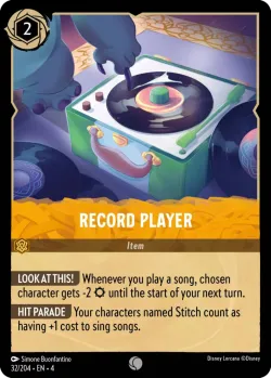 Record Player #32 · Disney Lorcana