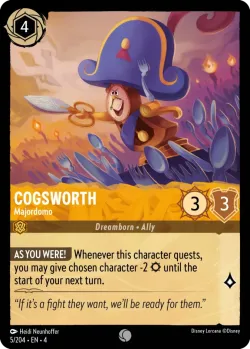 Cogsworth - Majordomo #5 · Disney Lorcana