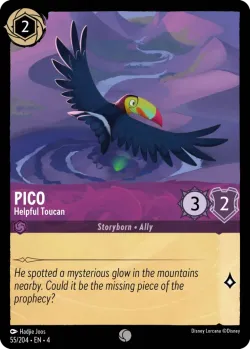 Pico - Helpful Toucan #55 · Disney Lorcana