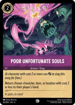Poor Unfortunate Souls #60 · Disney Lorcana