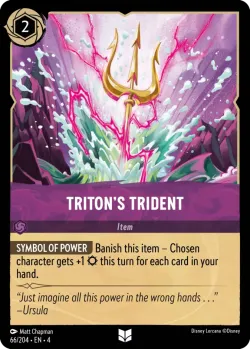 Triton's Trident #66 · Disney Lorcana