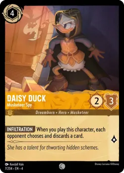 Daisy Duck - Musketeer Spy #7 · Disney Lorcana