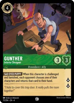 Gunther - Interior Designer #72 · Disney Lorcana