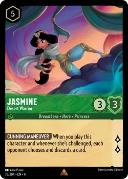 Jasmine - Desert Warrior #78 · Disney Lorcana
