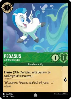 Pegasus - Gift for Hercules #84 · Disney Lorcana