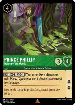 Prince Phillip - Warden of the Woods #88 · Disney Lorcana