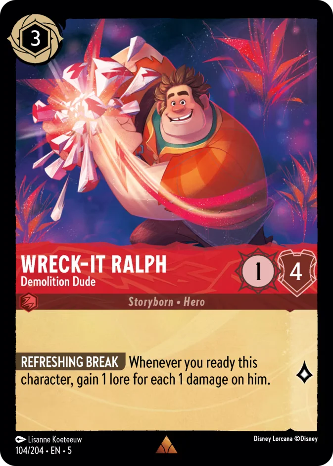 Wreck-It Ralph - Demolition Dude 「5-104」「EN」