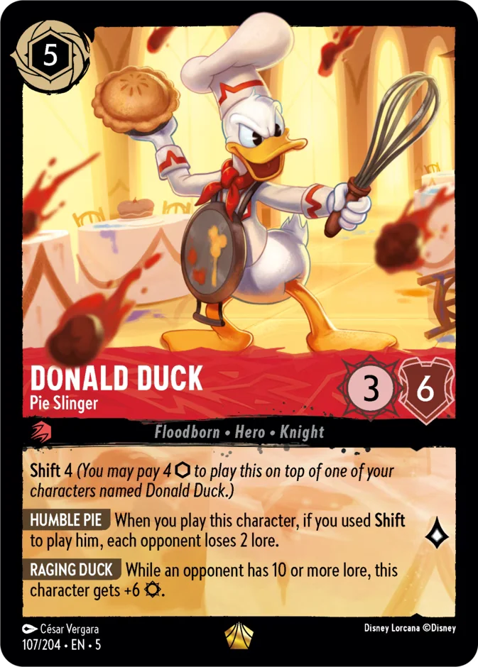 Donald Duck - Pie Slinger 「5-107」「EN」