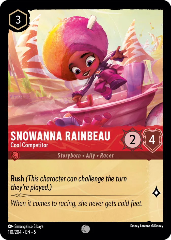 Snowanna Rainbeau - Cool Competitor 「5-110」「EN」
