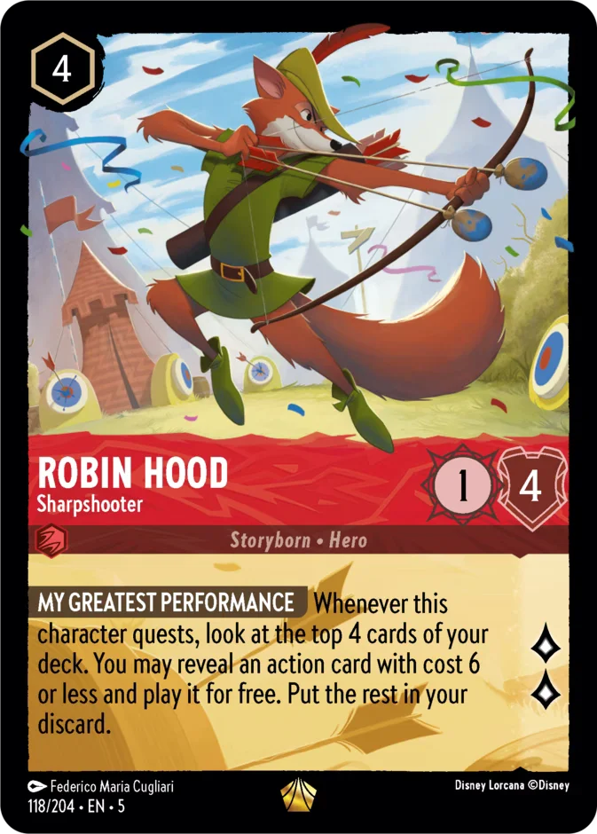 Robin Hood - Sharpshooter 「5-118」「EN」