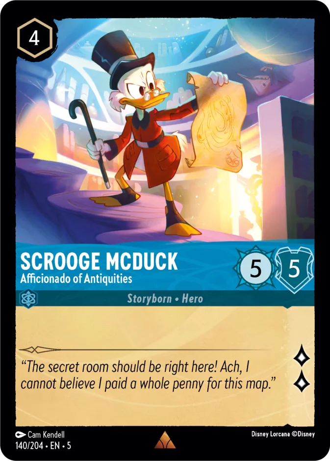 Scrooge McDuck - Afficionado of Antiquities 「5-140」「EN」