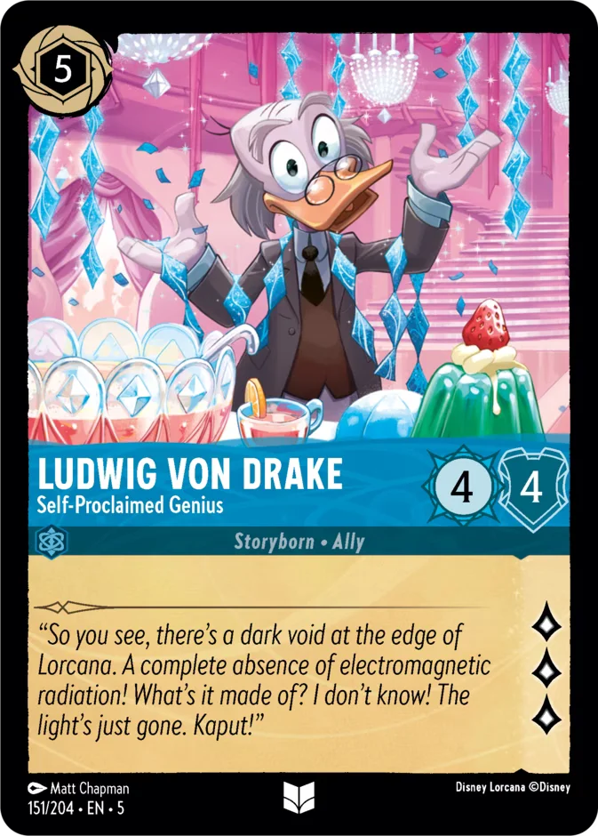 Ludwig von Drake - Self-Proclaimed Genius 「5-151」「EN」