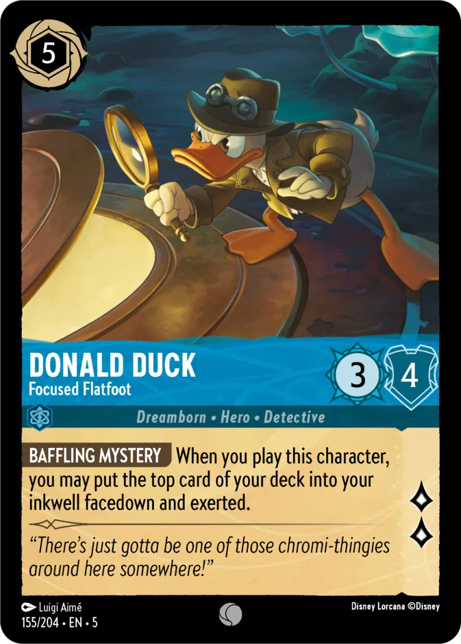 Donald Duck - Focused Flatfoot 「5-155」「EN」
