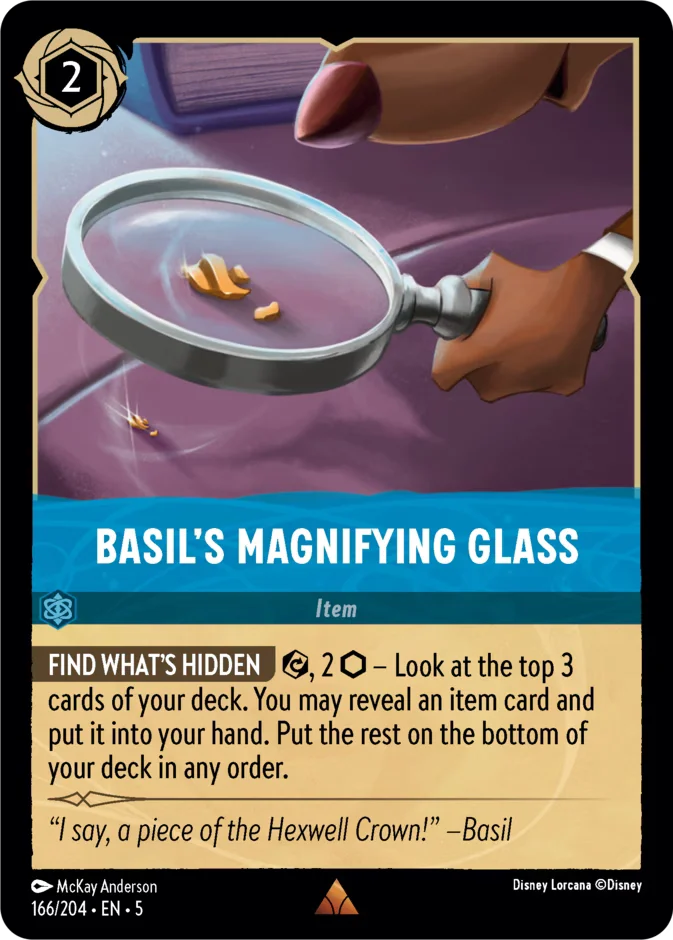Basil's Magnifying Glass 「5-166」「EN」