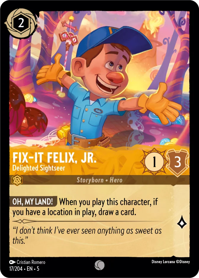 Fix-It Felix, Jr. - Delighted Sightseer 「5-17」「EN」
