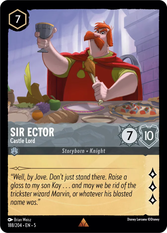 Sir Ector - Castle Lord 「5-188」「EN」