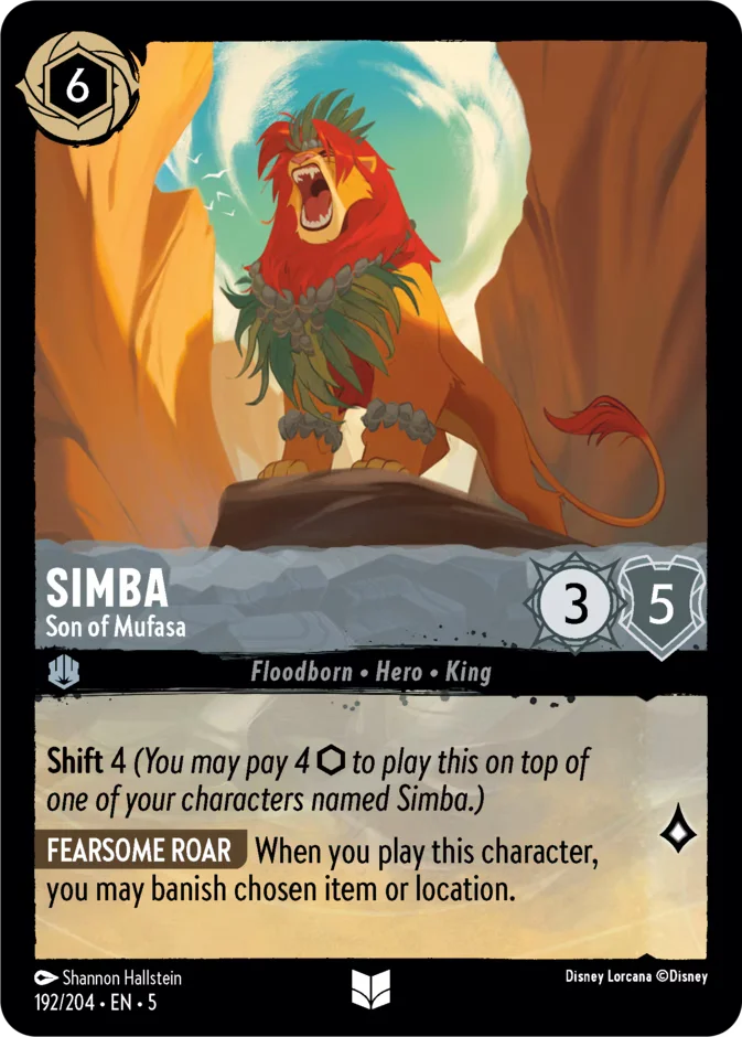 Simba - Son of Mufasa 「5-192」「EN」
