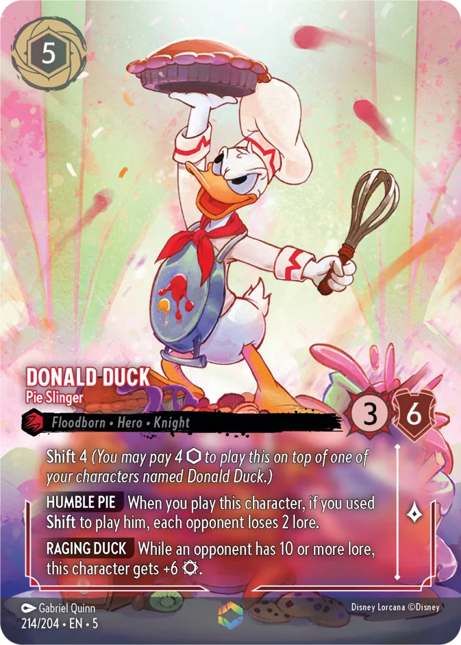 Donald Duck - Pie Slinger 「5-214」「EN」