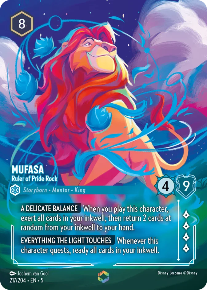 Mufasa - Ruler of Pride Rock 「5-217」「EN」