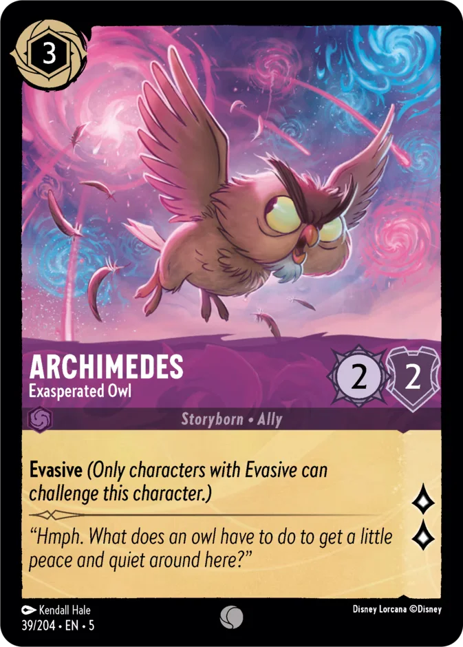 Archimedes - Exasperated Owl 「5-39」「EN」