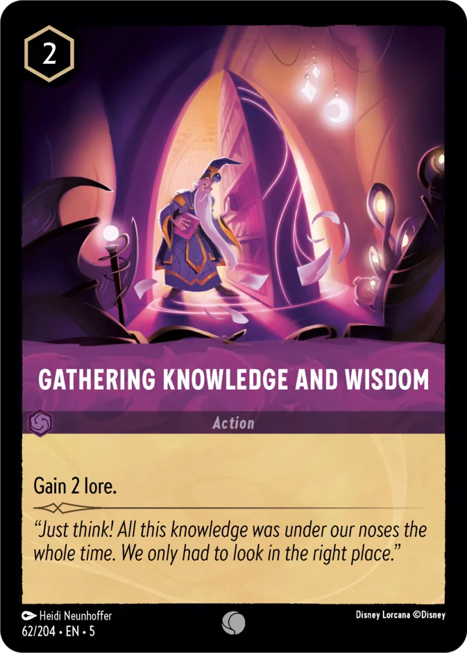Gathering Knowledge and Wisdom 「5-62」「EN」