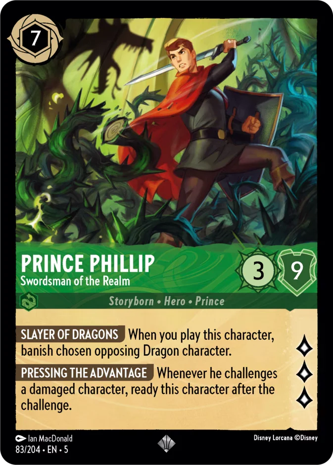 Prince Phillip - Swordsman of the Realm 「5-83」「EN」