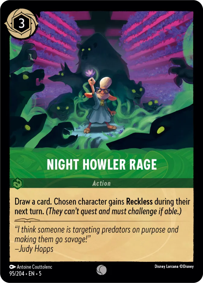 Night Howler Rage 「5-95」「EN」