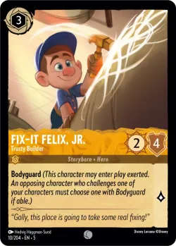 Fix-It Felix, Jr. - Trusty Builder #10 · Disney Lorcana