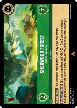 Sherwood Forest - Outlaw Hideaway #101 · Disney Lorcana
