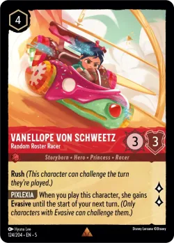 Vanellope von Schweetz - Random Roster Racer #124 · Disney Lorcana