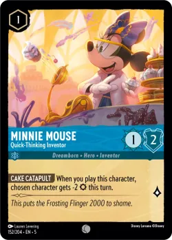 Minnie Mouse - Quick-Thinking Inventor #152 · Disney Lorcana