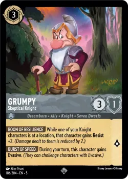 Grumpy - Skeptical Knight 「5-186」「EN」