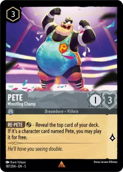 Pete - Wrestling Champ 「5-187」「EN」