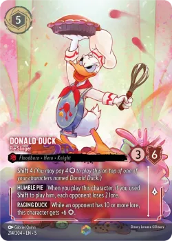 Donald Duck - Pie Slinger 「5-214」「EN」