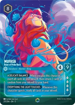 Mufasa - Ruler of Pride Rock 「5-217」「EN」