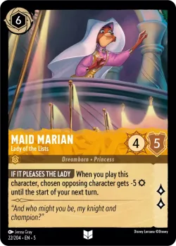 Maid Marian - Lady of the Lists #22 · Disney Lorcana