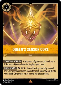 Queen's Sensor Core #31 · Disney Lorcana