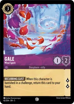 Gale - Wind Spirit #42 · Disney Lorcana