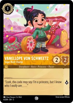 Vanellope von Schweetz - Sugar Rush Champ #6 · Disney Lorcana