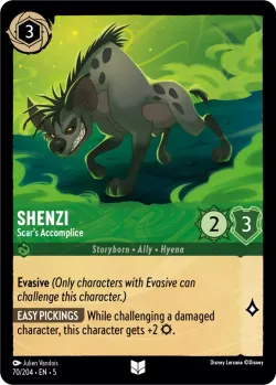 Shenzi - Scar's Accomplice #70 · Disney Lorcana