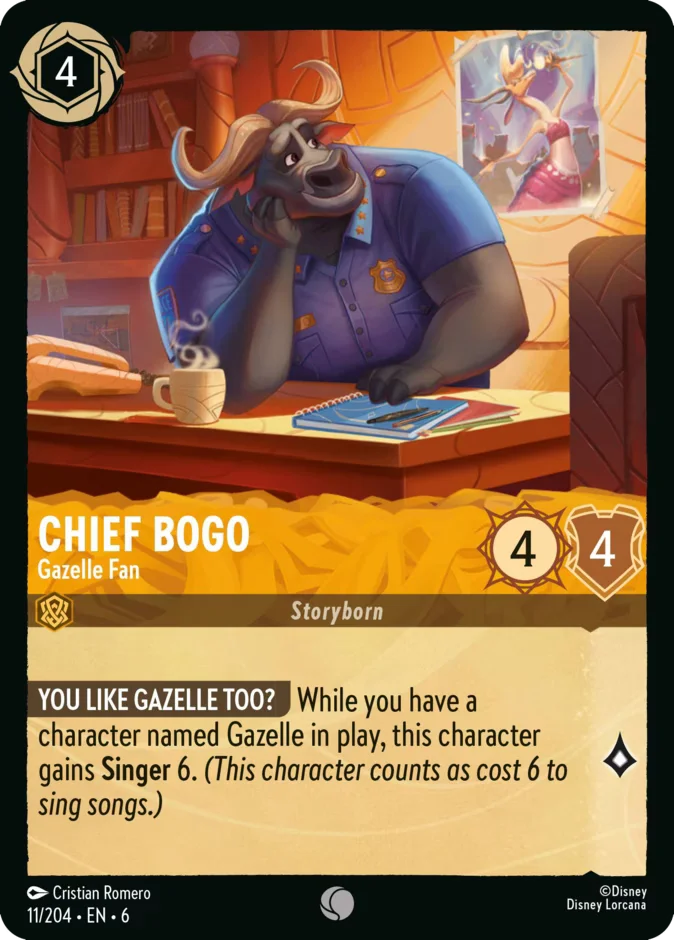 Chief Bogo - Gazelle Fan 「6-11」「EN」