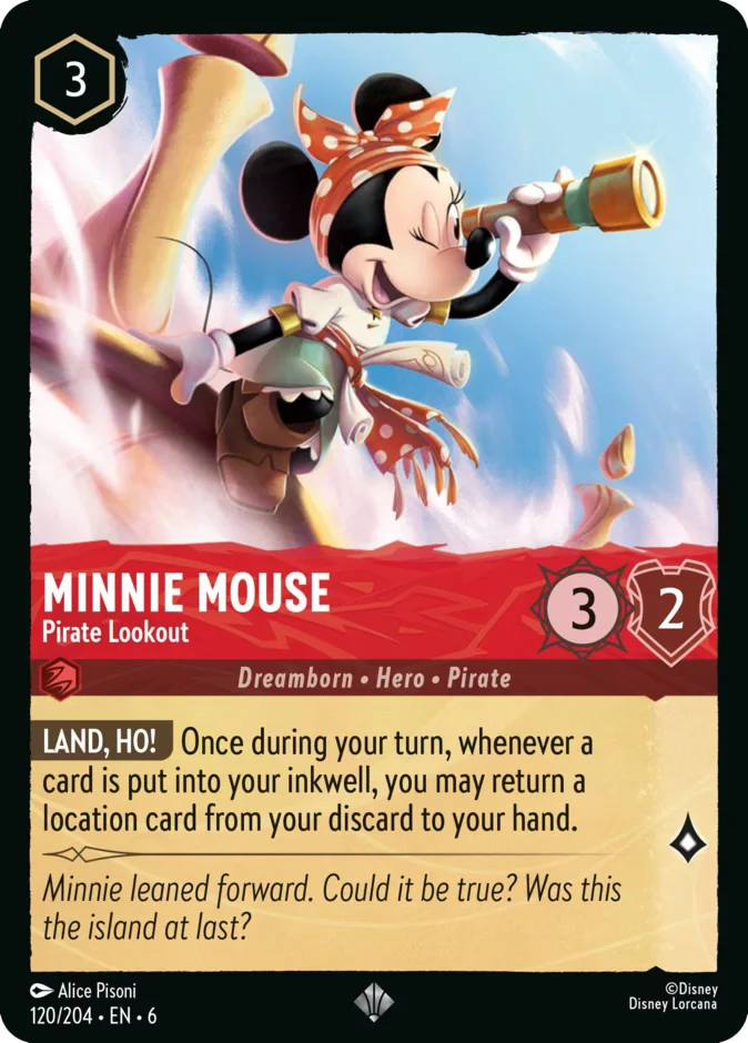 Minnie Mouse - Pirate Lookout 「6-120」「EN」