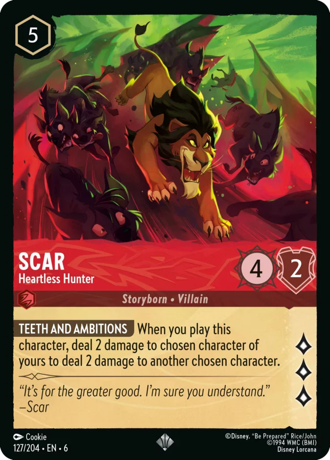 Scar - Heartless Hunter 「6-127」「EN」