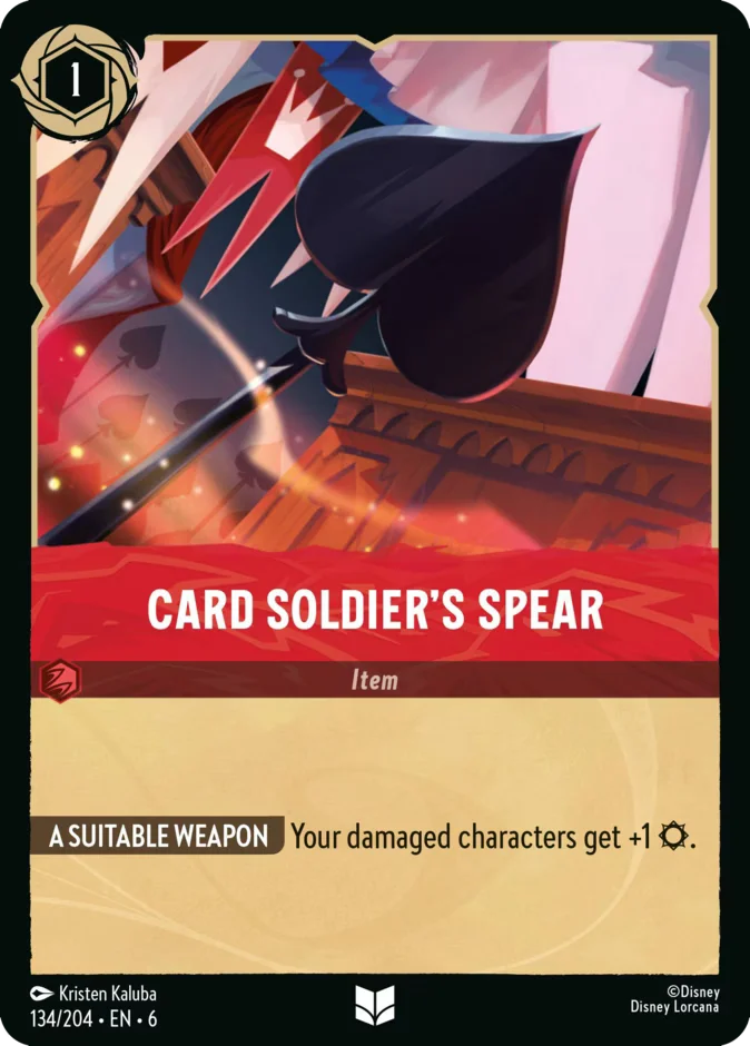 Card Soldier's Spear 「6-134」「EN」