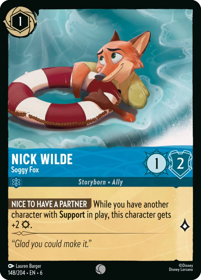 Nick Wilde - Soggy Fox 「6-148」「EN」