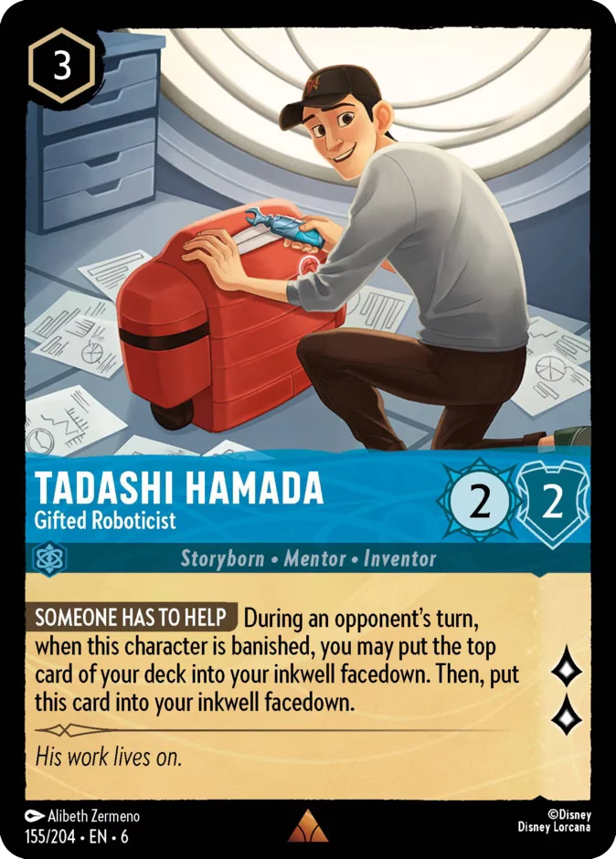 Tadashi Hamada - Gifted Roboticist 「6-155」「EN」